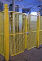 玻璃钢厂区双开门护栏