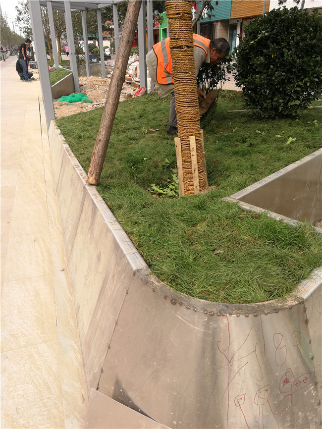 西安不锈钢树木种植池