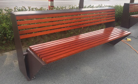 眉县南城公园户外座椅