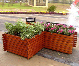 塑木花箱