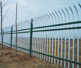 单弯头三横杆护栏