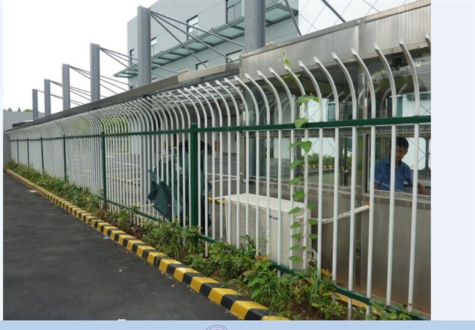 单弯头防御性护栏