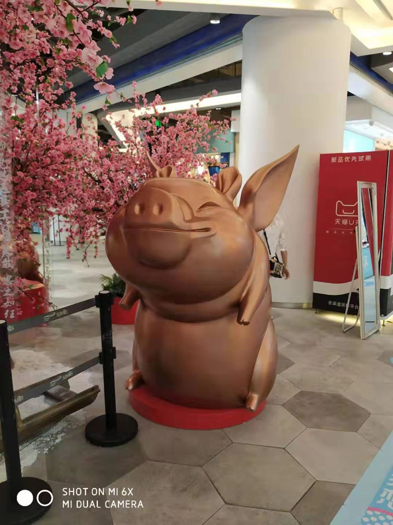 吉祥村MOMOPARK玻璃钢雕塑