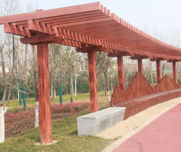 钢构廊架景墙厂家