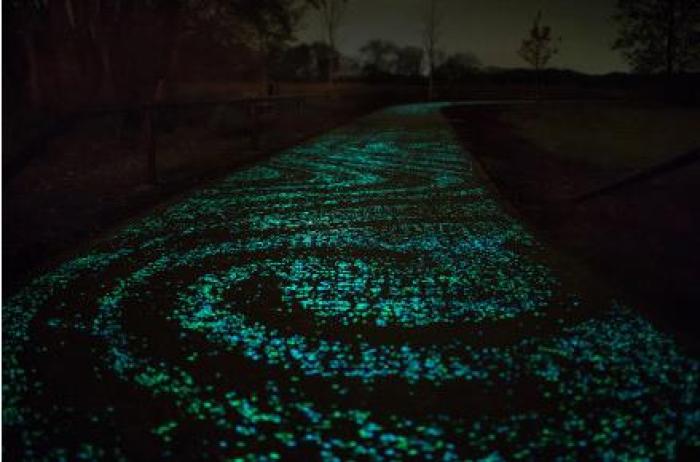 发光人行道,发光路面